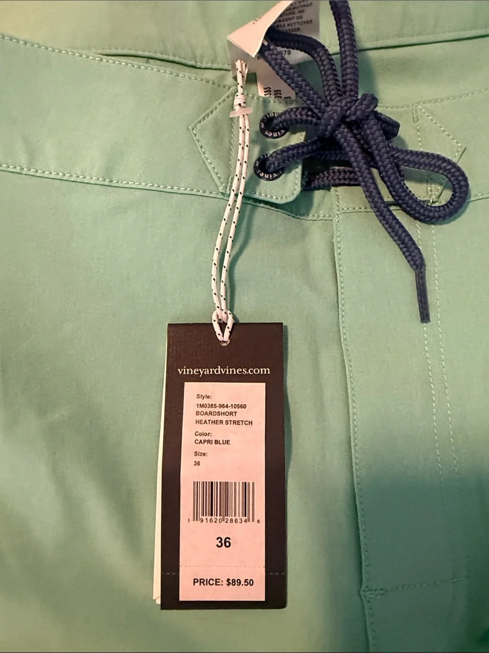 Vineyard Vines Mint Green Men's Board Shorts